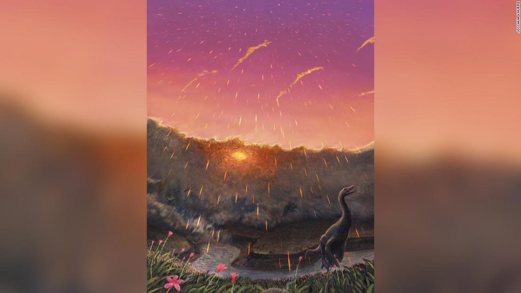 O asteróide que matou os dinossauros atingiu na primavera