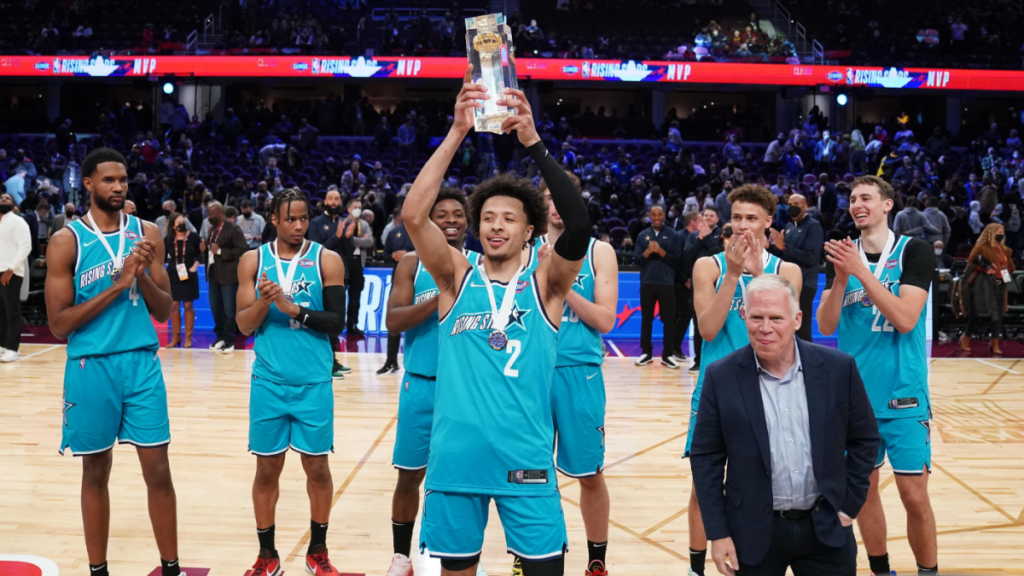 2022 NBA Rising Stars Challenge: Kid Cunningham ganha o prêmio de MVP depois de levar Barry à vitória