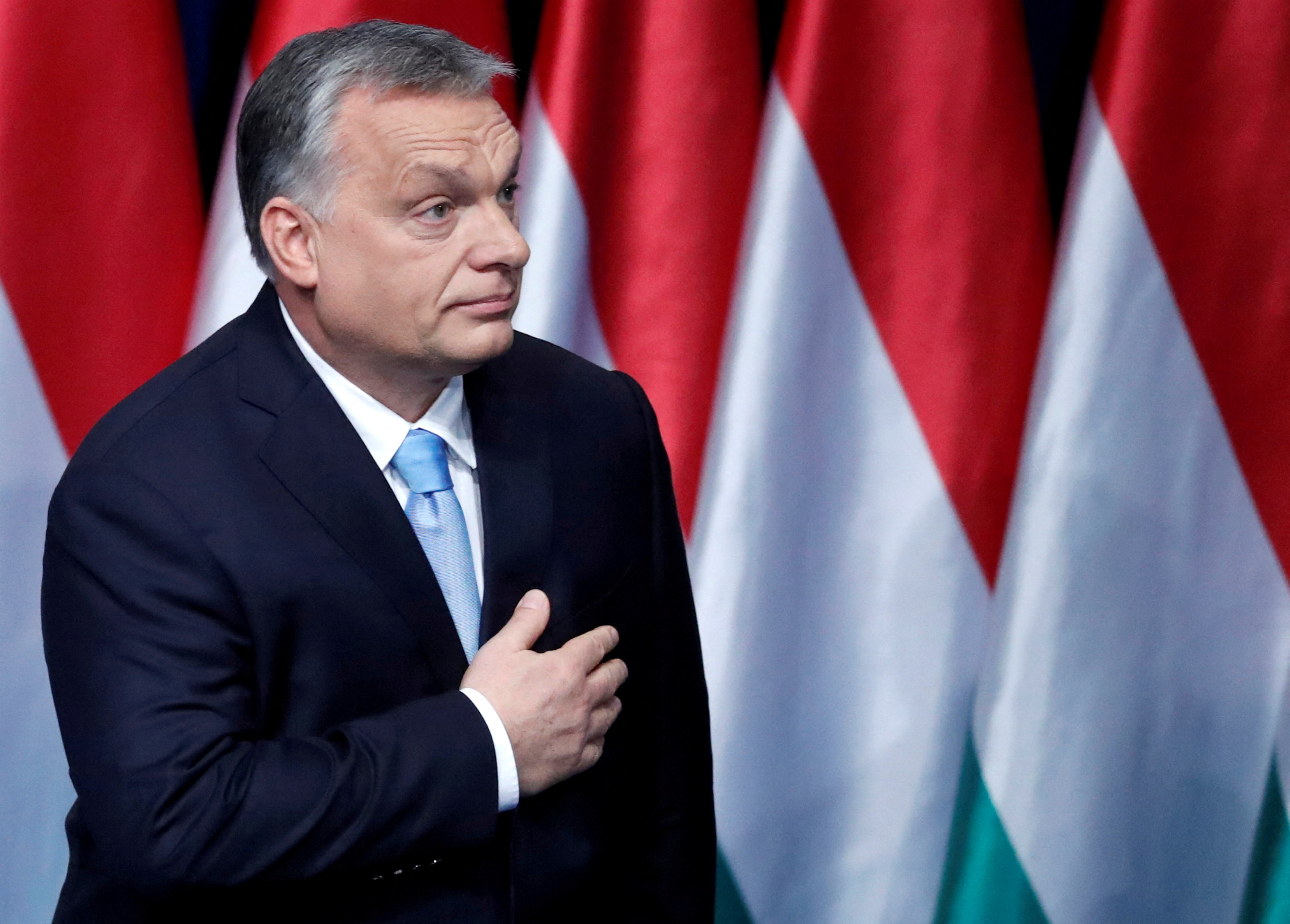 O primeiro-ministro húngaro Orban faz seu discurso anual sobre o Estado da Nação