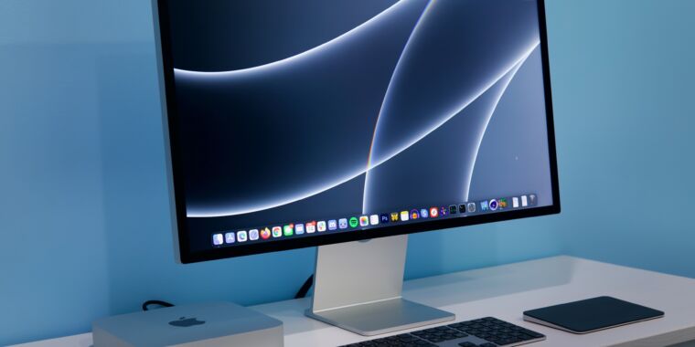 Apple lança uma atualização beta com correções para a webcam média no Studio Display