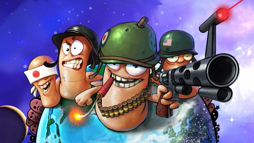 Worms World Party do PS1 parece ter multiplayer online no PS5 e PS4