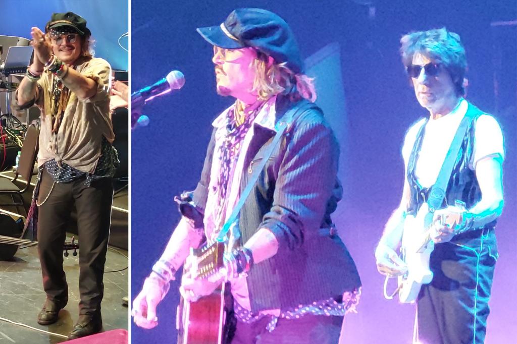 Johnny Depp recebe calorosa recepção no Royal Albert Hall em Londres