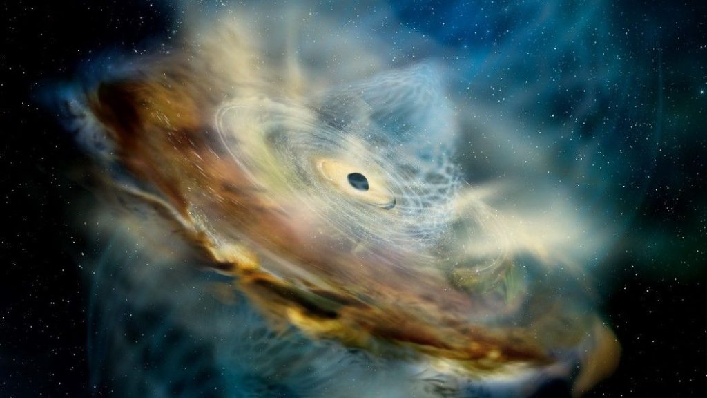 Buraco negro monstruoso pode ter criado um 'coração' magnético