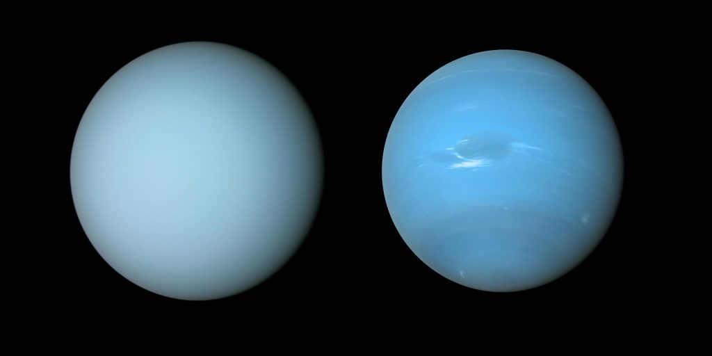 Uma nova descoberta revela a razão das diferentes cores de Urano e Netuno