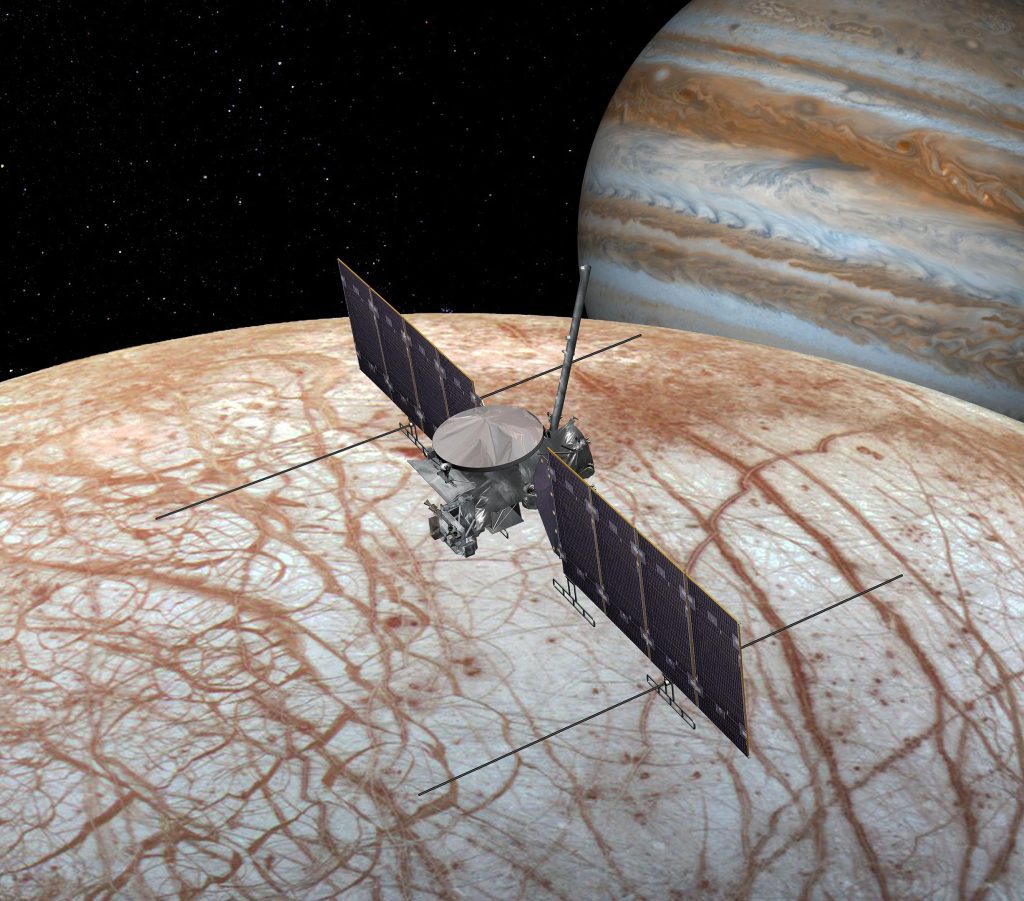 NASA conclui estrutura principal da espaçonave Europa Clipper - buscará vida em Icy Jupiter Europa