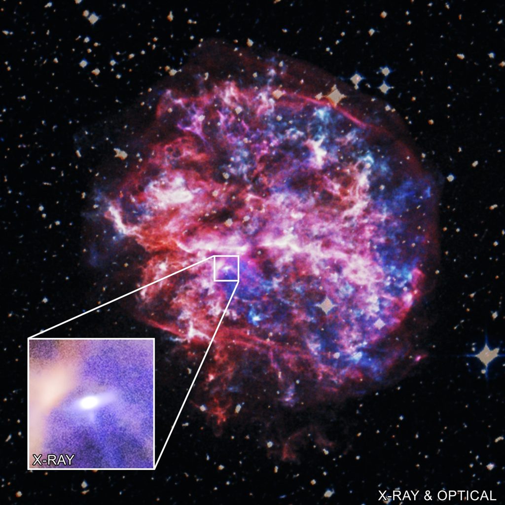 Chandra da NASA captura Pulsar em uma armadilha de velocidade de raios-X