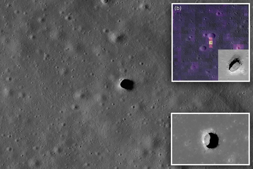 Cavernas lunares podem servir de abrigo para astronautas