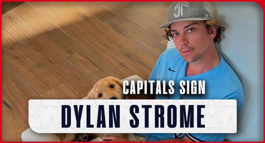 Capitals assina segunda posição de linha Dylan Strom por um ano de US $ 3,5 milhões
