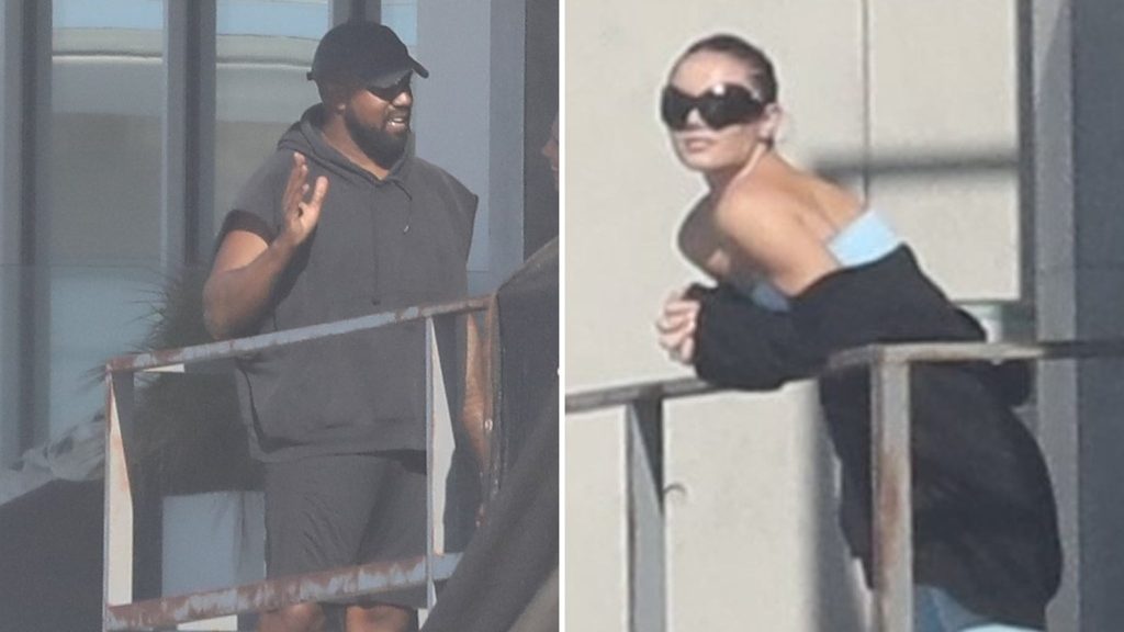 Kanye West visita a casa de Malibu com uma mulher misteriosa