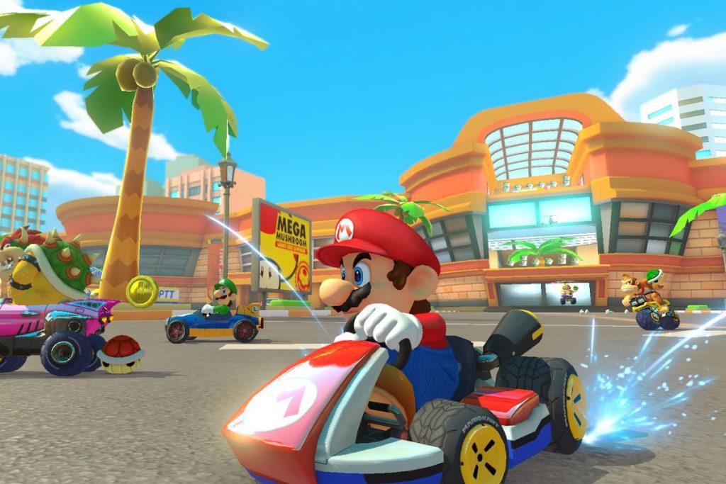 A pista Coconut Mall de Mario Kart 8 recebeu uma atualização selvagem, e a internet está notando