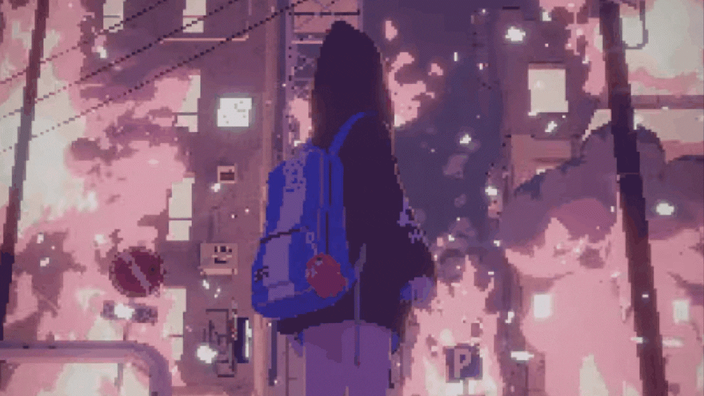 Aventuras de pixel art japonesas As histórias de Tóquio parecem tão legais