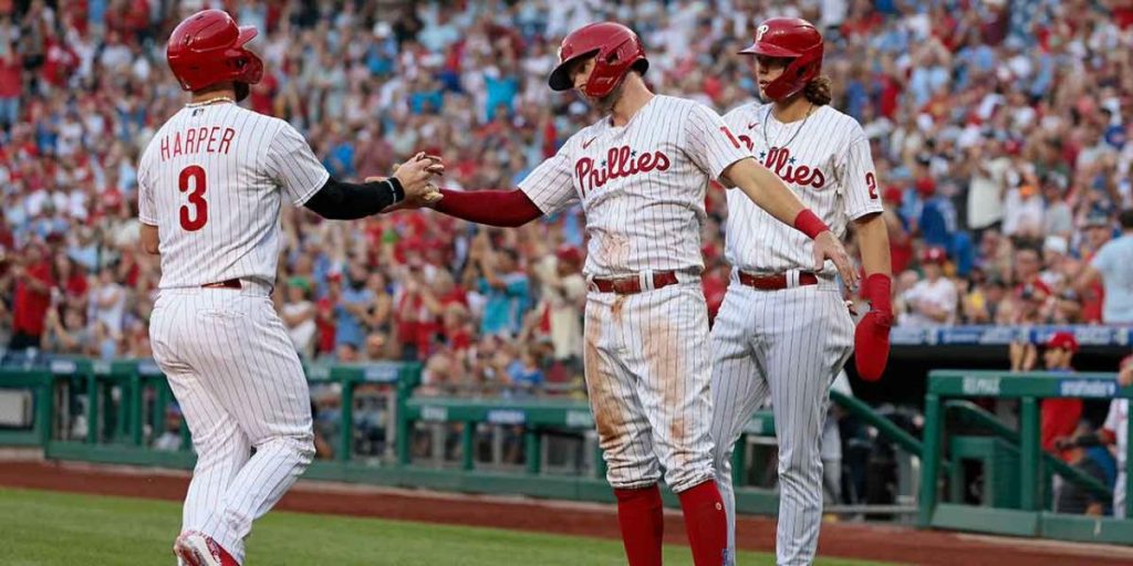 MLB Wild Card: JT Realmuto e Kyle Gibson lideram os Phillies à sexta vitória consecutiva