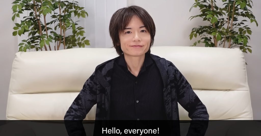 Masahiro Sakurai é o mais novo criador a se juntar ao YouTube