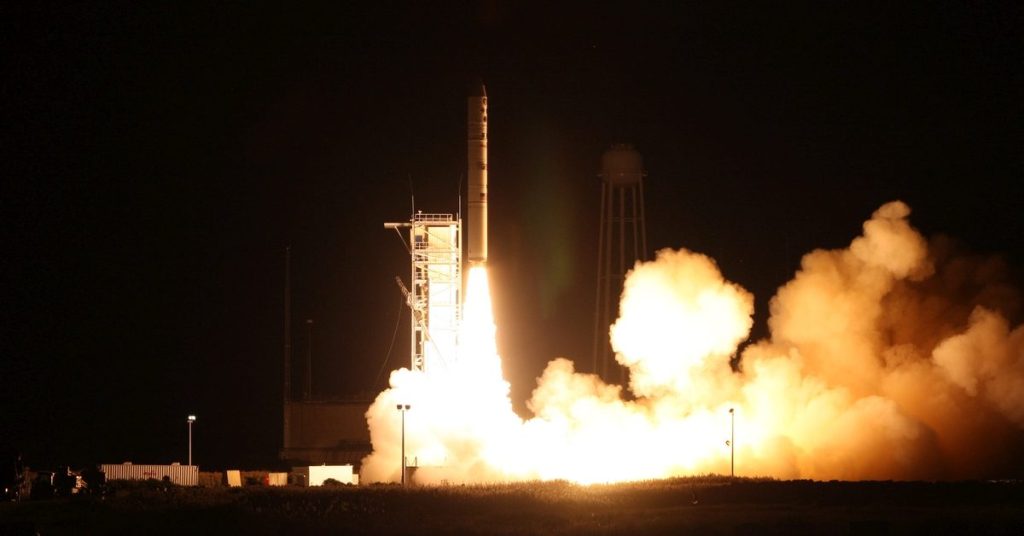 Launch of NASA's Minotaur 5 rocket in 2013