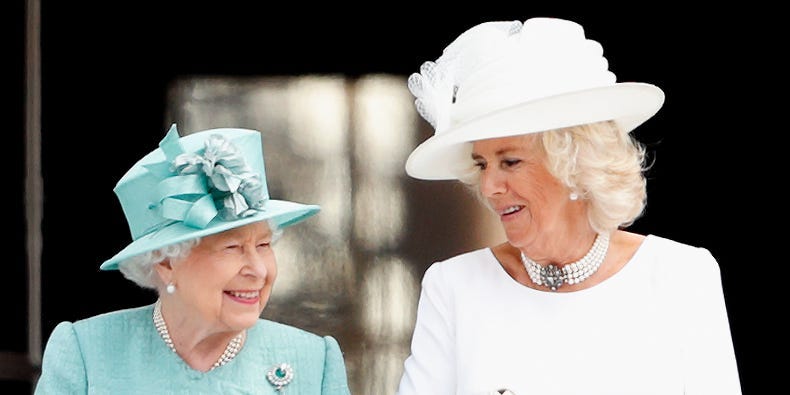 Camilla: Rainha Elizabeth II tinha os mais belos olhos azuis