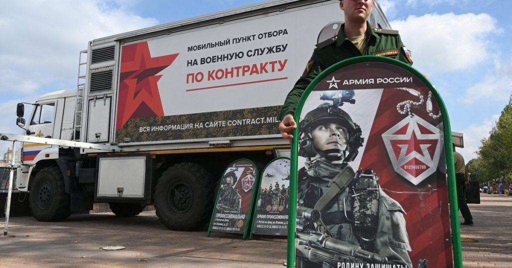 Rússia recorre a caminhões e grandes salários para atrair soldados voluntários