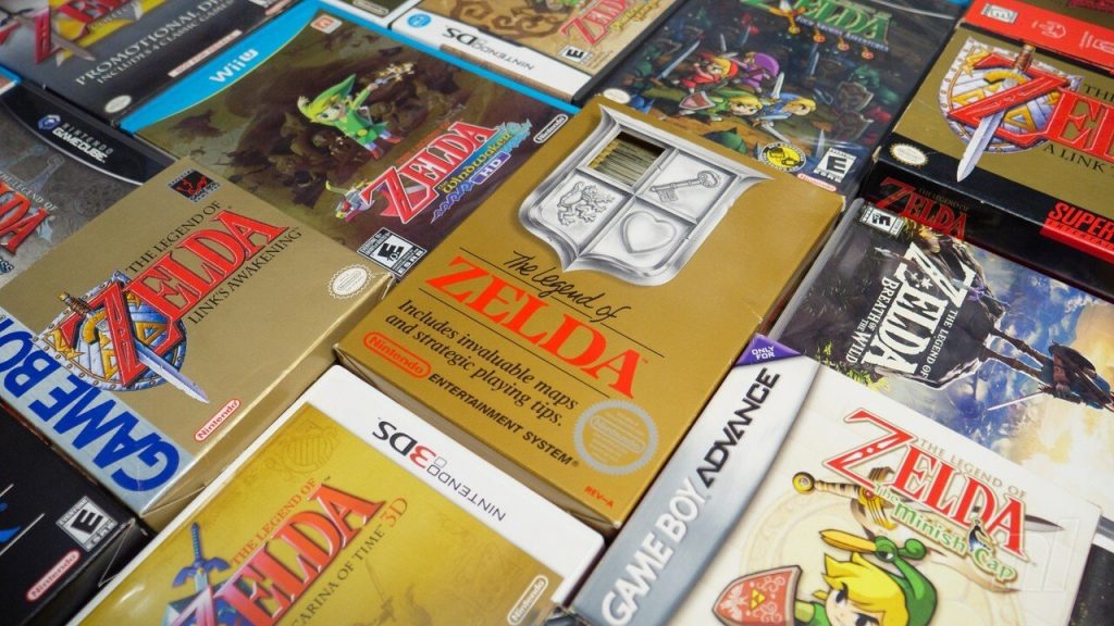 Aleatório: arte original da 'caixa preta' para skins NES Zelda, e Link está feliz