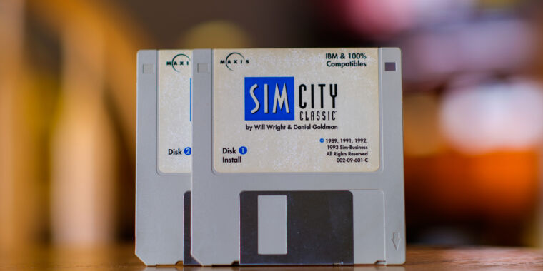 O Windows 95 foi além para garantir a compatibilidade do SimCity e outros jogos