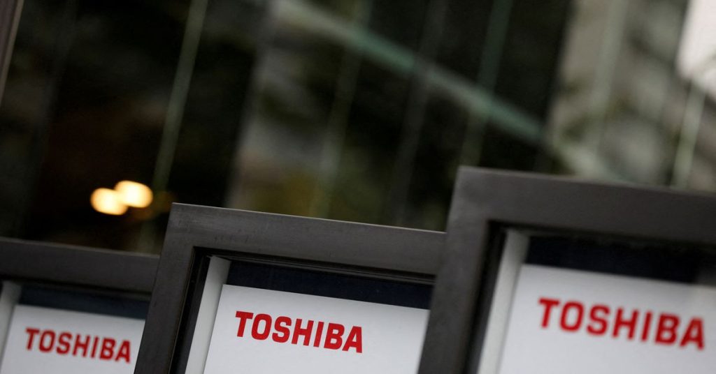 Ações da Toshiba saltam após relatório de possível compra de ações de US$ 19 bilhões