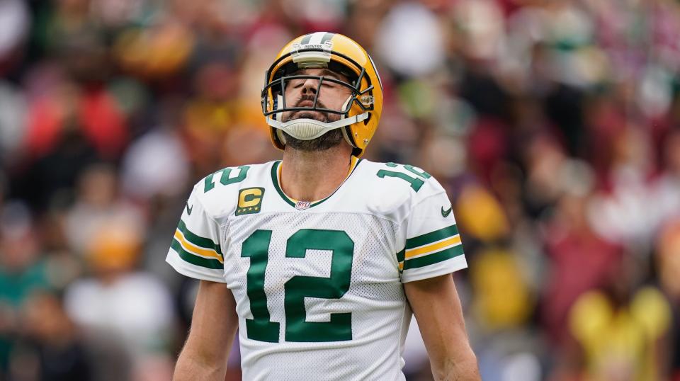 O ataque de Aaron Rodgers e o ataque dos Packers não são mais sérios.  (Foto AP/Patrick Simansky)