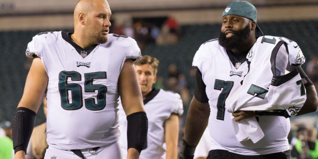 Eagles OL compartilha lições de Jason Peters