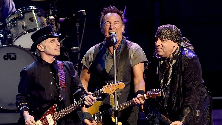 Bruce Springsteen e a banda