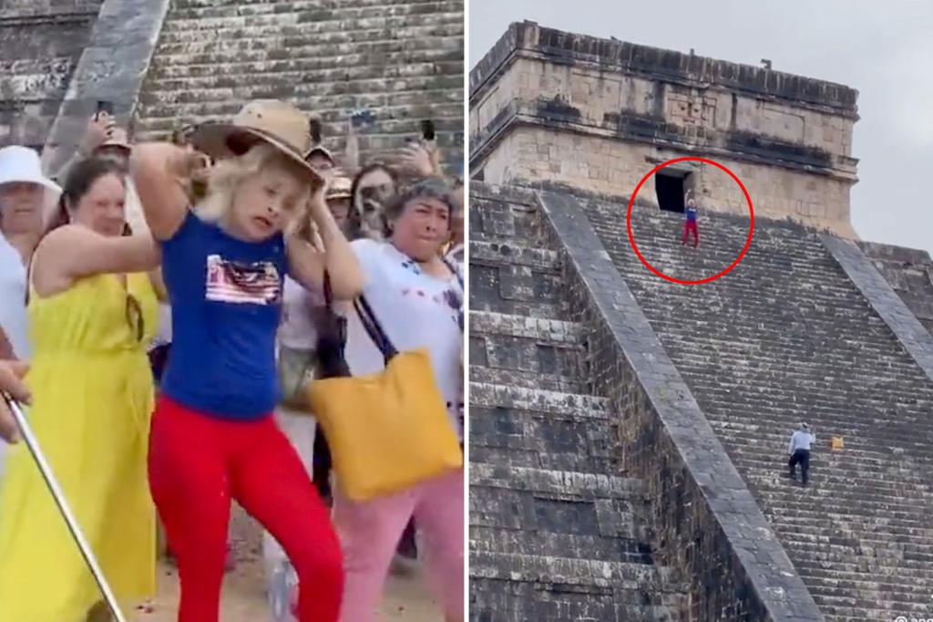 Abigail Villalobos foi identificada como uma turista que escalava pirâmides maias