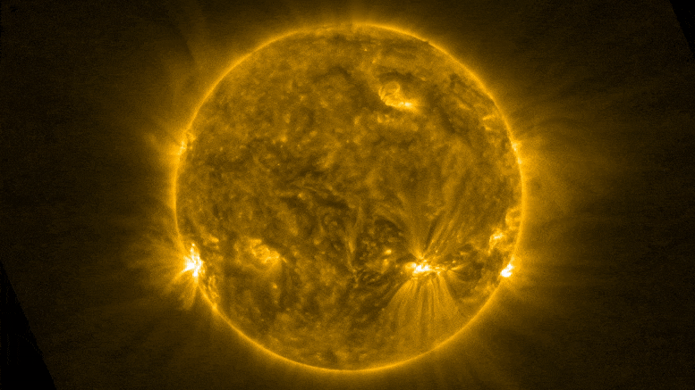 Assista a uma cobra solar deslizar pela superfície do sol - a 380.000 milhas por hora