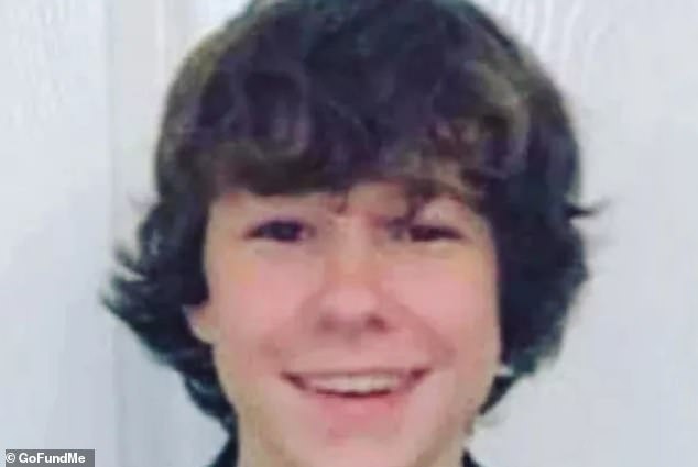 Harry Kenny-Ryan (foto), 13, morreu no hospital ontem depois de ser atropelado por um carro perto de Liverpool.