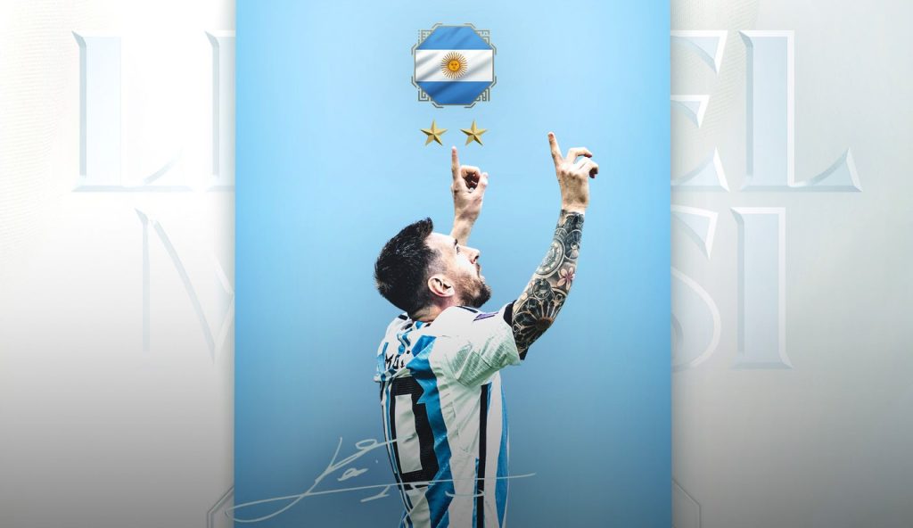 Lionel Messi conseguiu pular a Argentina para a Croácia e para a final da Copa do Mundo